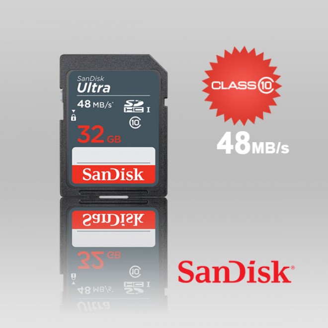 Thẻ nhớ SDHC 32GB Sandisk 48MB/s